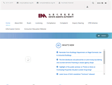Tablet Screenshot of eaa.org.hk